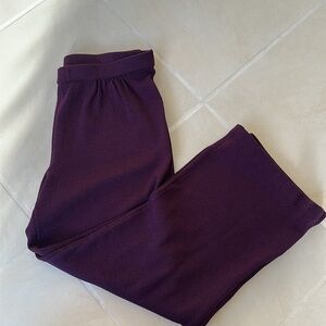 St. John Collection Purple Santana Knit Pants